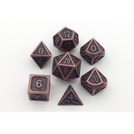 Metal dice Set - Antique Bronze