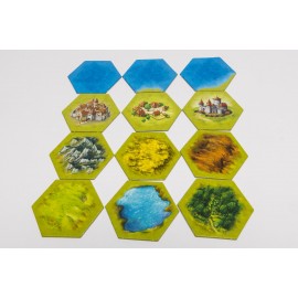 Landschaftsfelder hexagonal