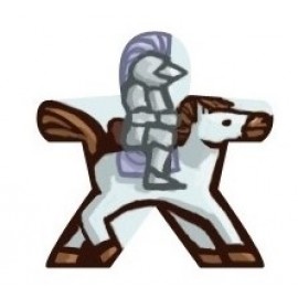Ritter auf Pferd
