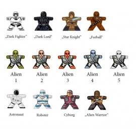 Aufkleber für Meeples
