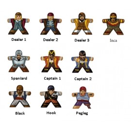 Aufkleber für Meeples