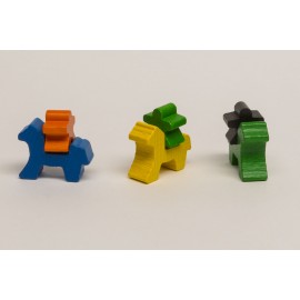 Pferd für Reiter, Meeples