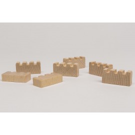 Burgmauer aus Holz