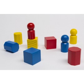 Set Spielfiguren aus Holz