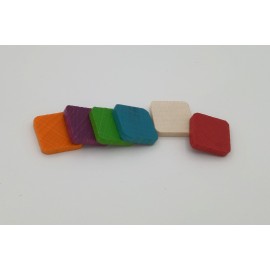 Holzquadrate aus 504
