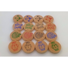 Set Spielsteine aus Euphrat und Tigris (Teil)
