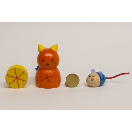 Set Mäuse und Katze