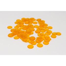 Plastikchips transparent