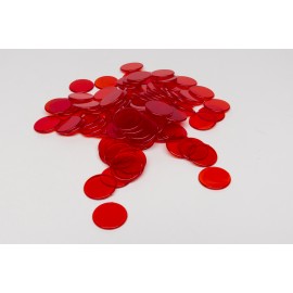 Plastikchips transparent