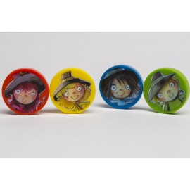 Set Scheiben mit Kindergesichtern (aus Hexenhochhaus)