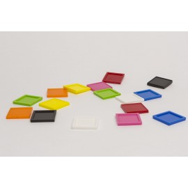 Spielchips 25x25 mm (25 gr.) mit Vertiefung