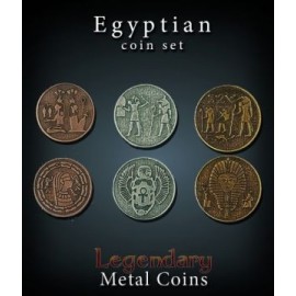 Set Metallmünzen groß Ägypten