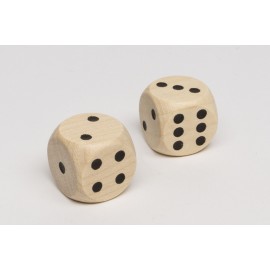 Augenwürfel 20mm, Holz