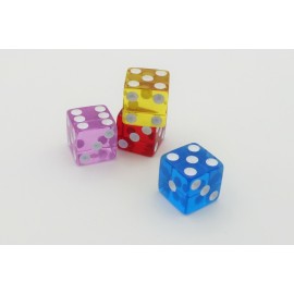6-er Würfel transparent klein