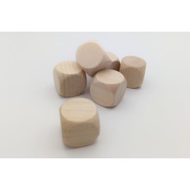 Blankowürfel aus Holz 18mm
