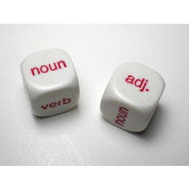 Satzteil Würfel (englisch)