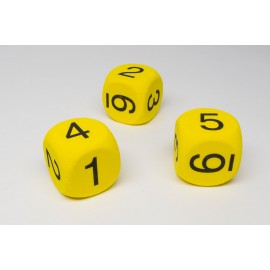 Schaumstoffwürfel 50mm mit Zahlen