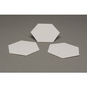 Blanko Hexagon 45 mm (Siedler Größe)
