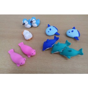 Puzzle Radierer Delphin