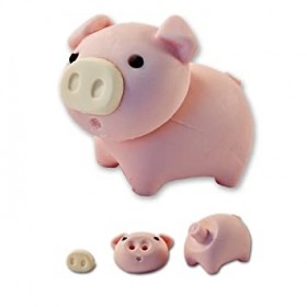 Puzzle Radierer Schwein