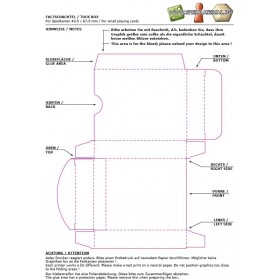 Faltschachtel auf Trägerpapier klein