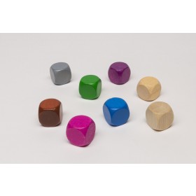 Blankowürfel aus Holz 16mm