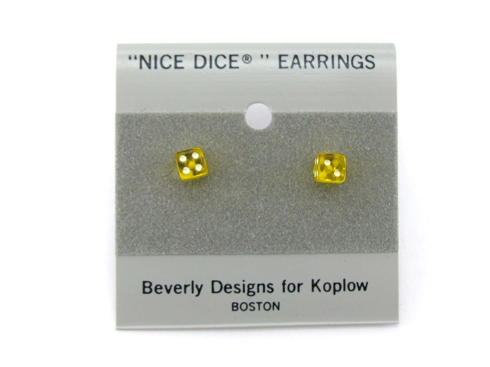 Dice earring (post)