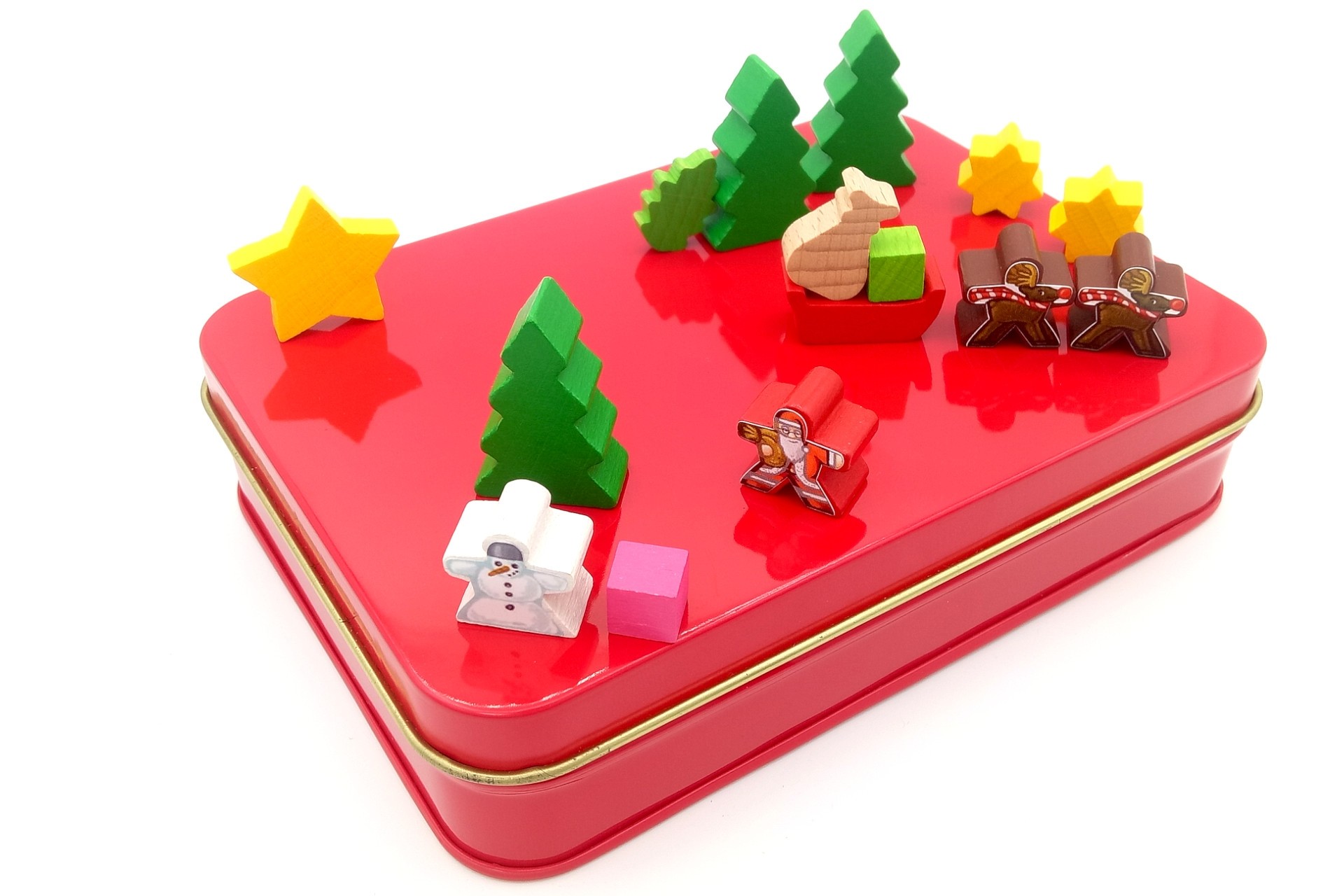 Christmas diarama with Santa