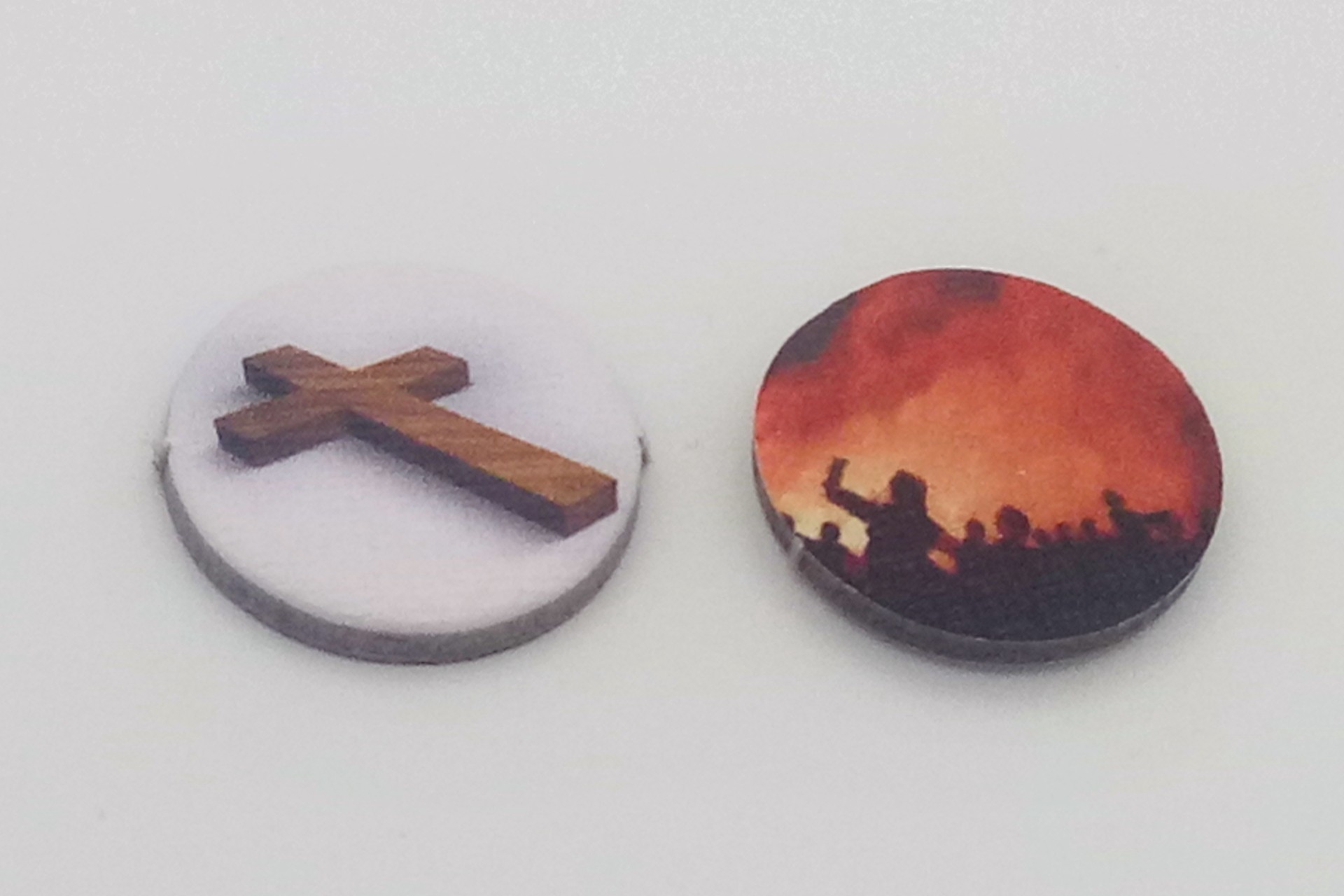 Unrest marker with a mob