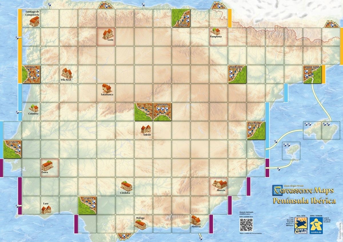 Carcassonne Maps - Península Ibérica (GER/ENG)