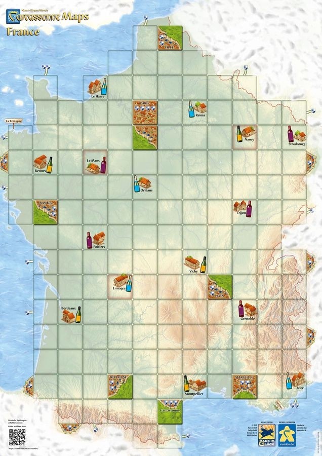 Carcassonne Maps - France (GER/ENG)