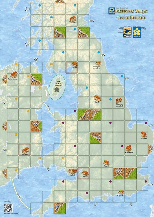 Carcassonne Maps - Great Britain (GER/ENG)
