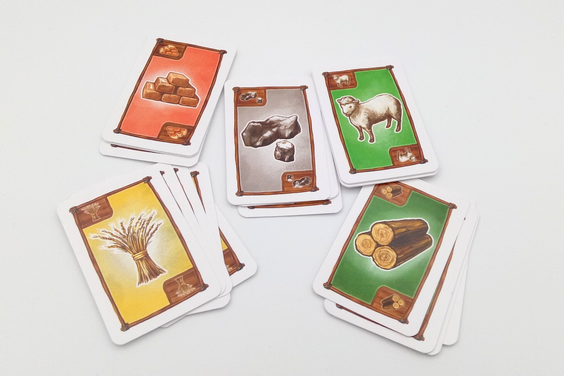 Set of resource cards (suitable for CATAN extension 5-6 player)