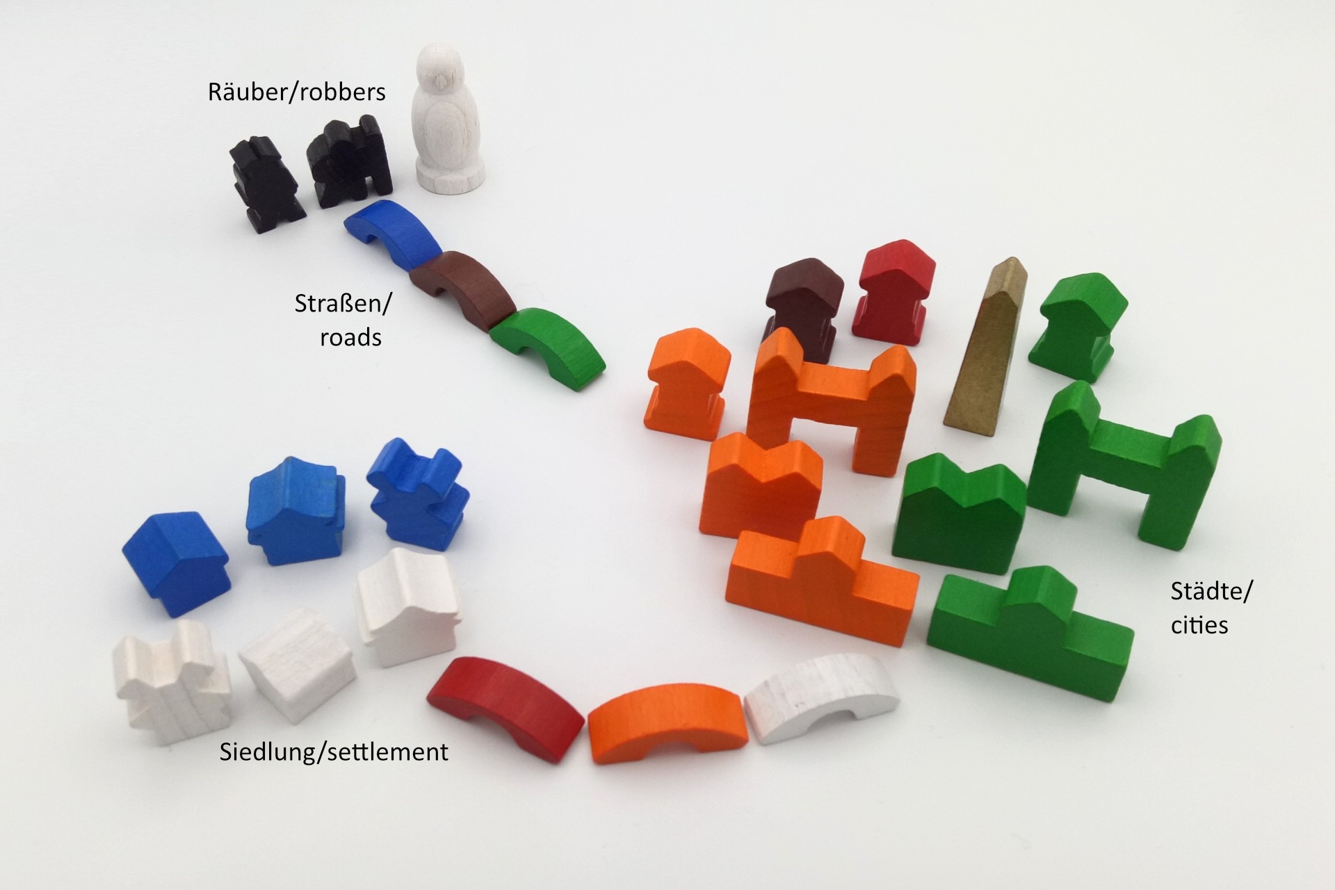 Catan - complete set base version (alternatives)