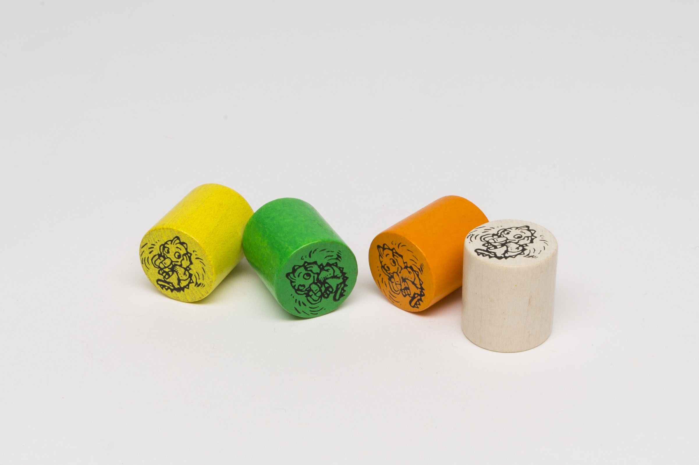Cylinder 19x21 mm with imprint dragon