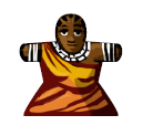 Villagers woman