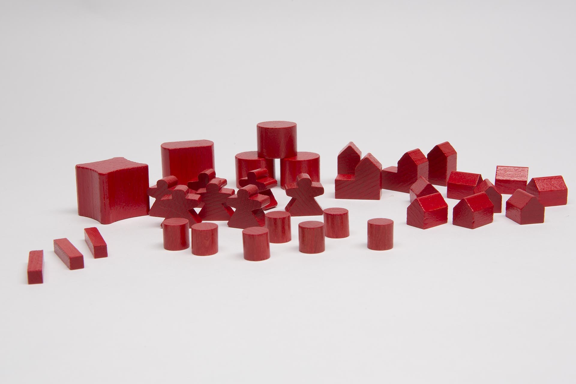 Terra Mystica - Set game pieces in the original colors