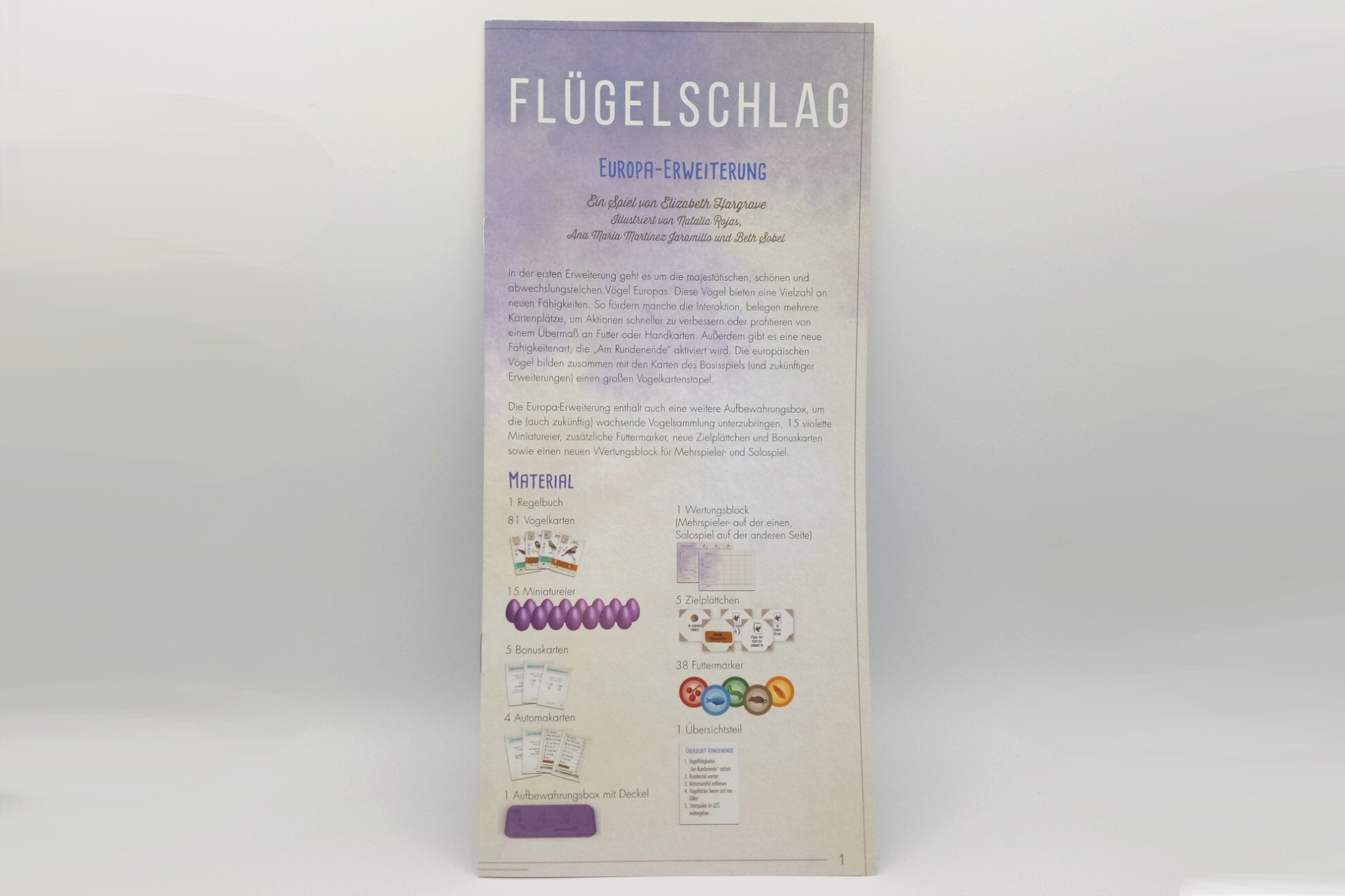 Flügelschlag expansion rulebook (GER)