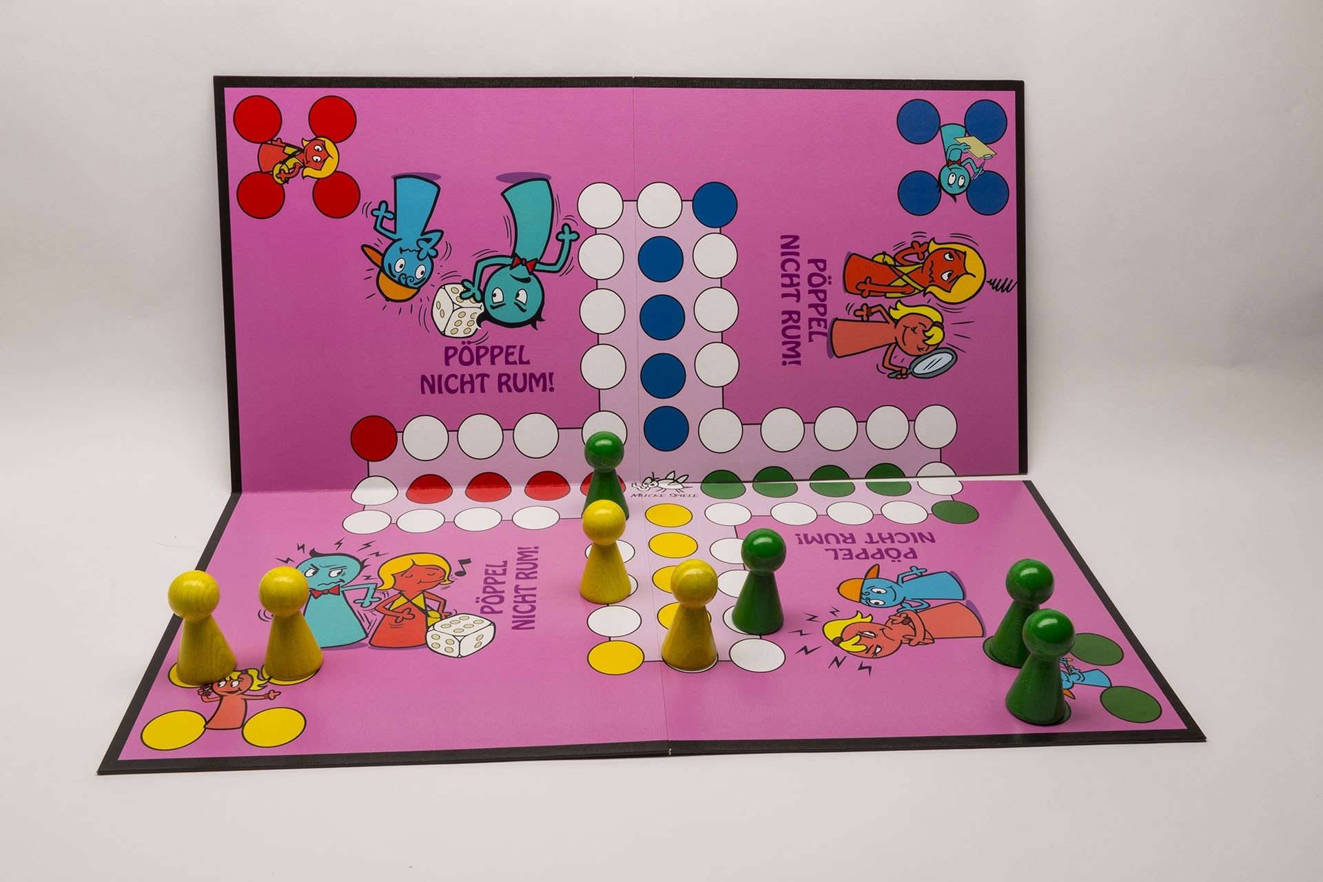 Game Pöppel-nicht-rum (Pachisi) - choose your figures