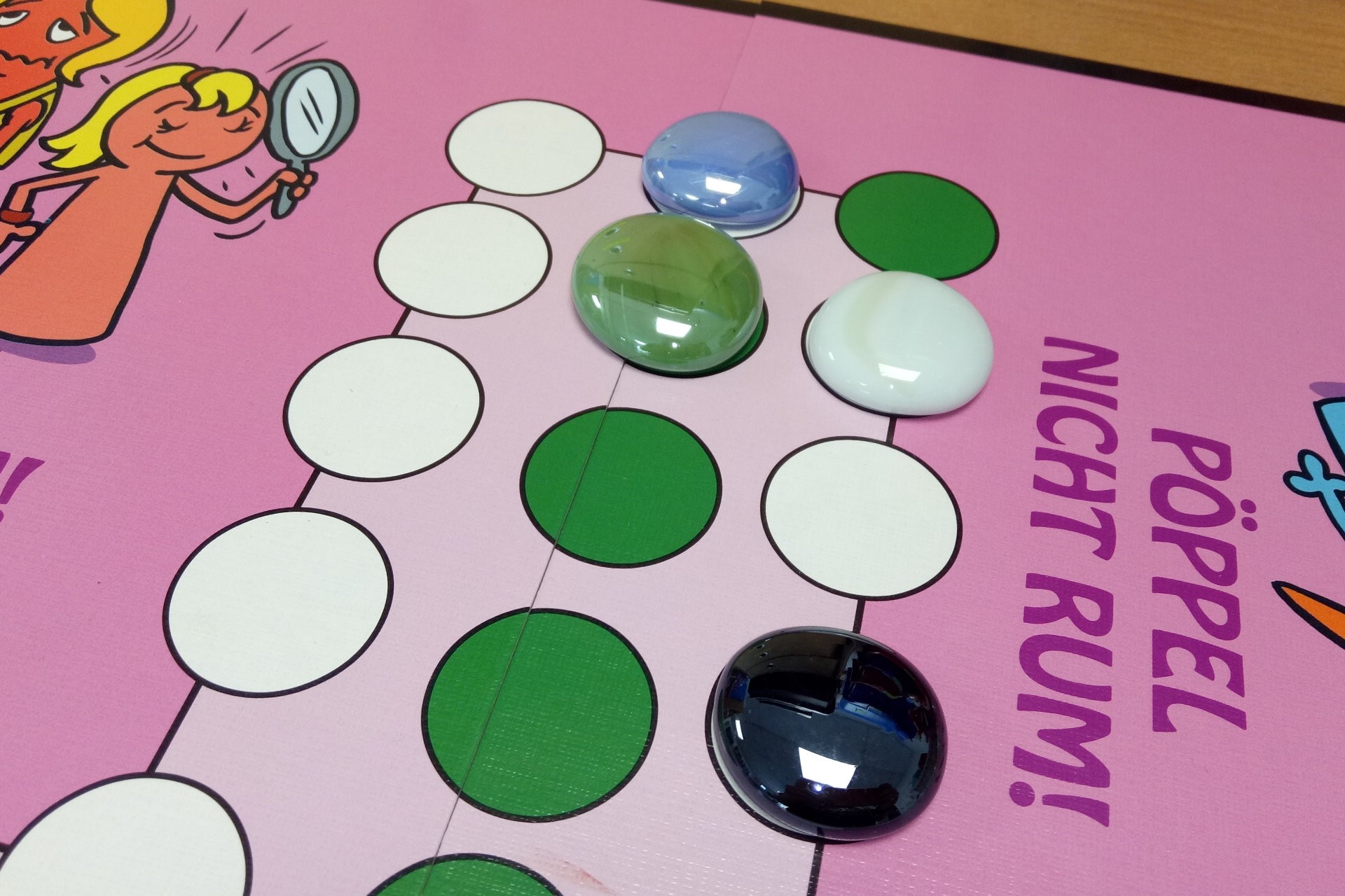 Game Pöppel-nicht-rum - glass stones
