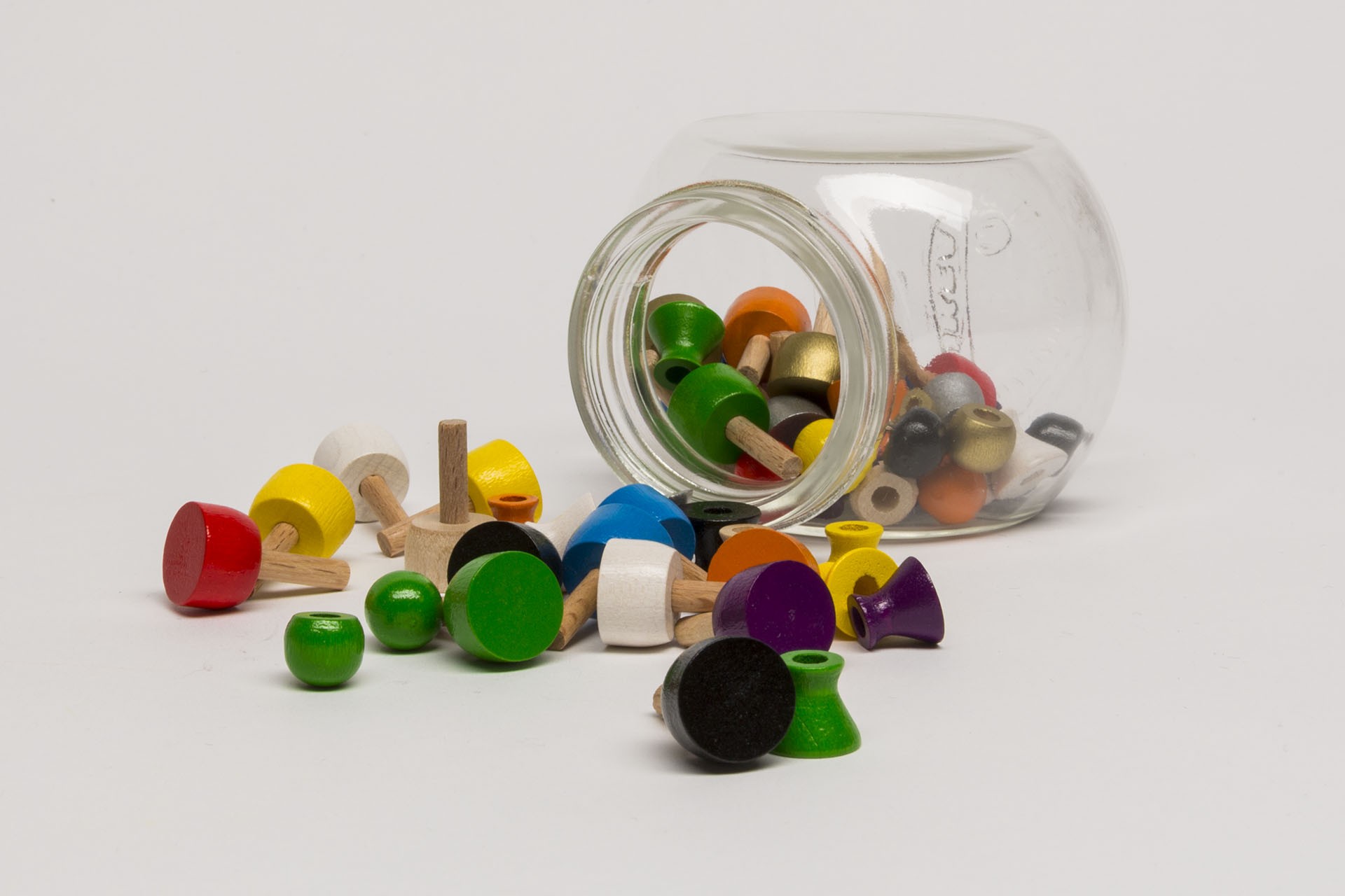Bonbon glass - with 3-part pawns
