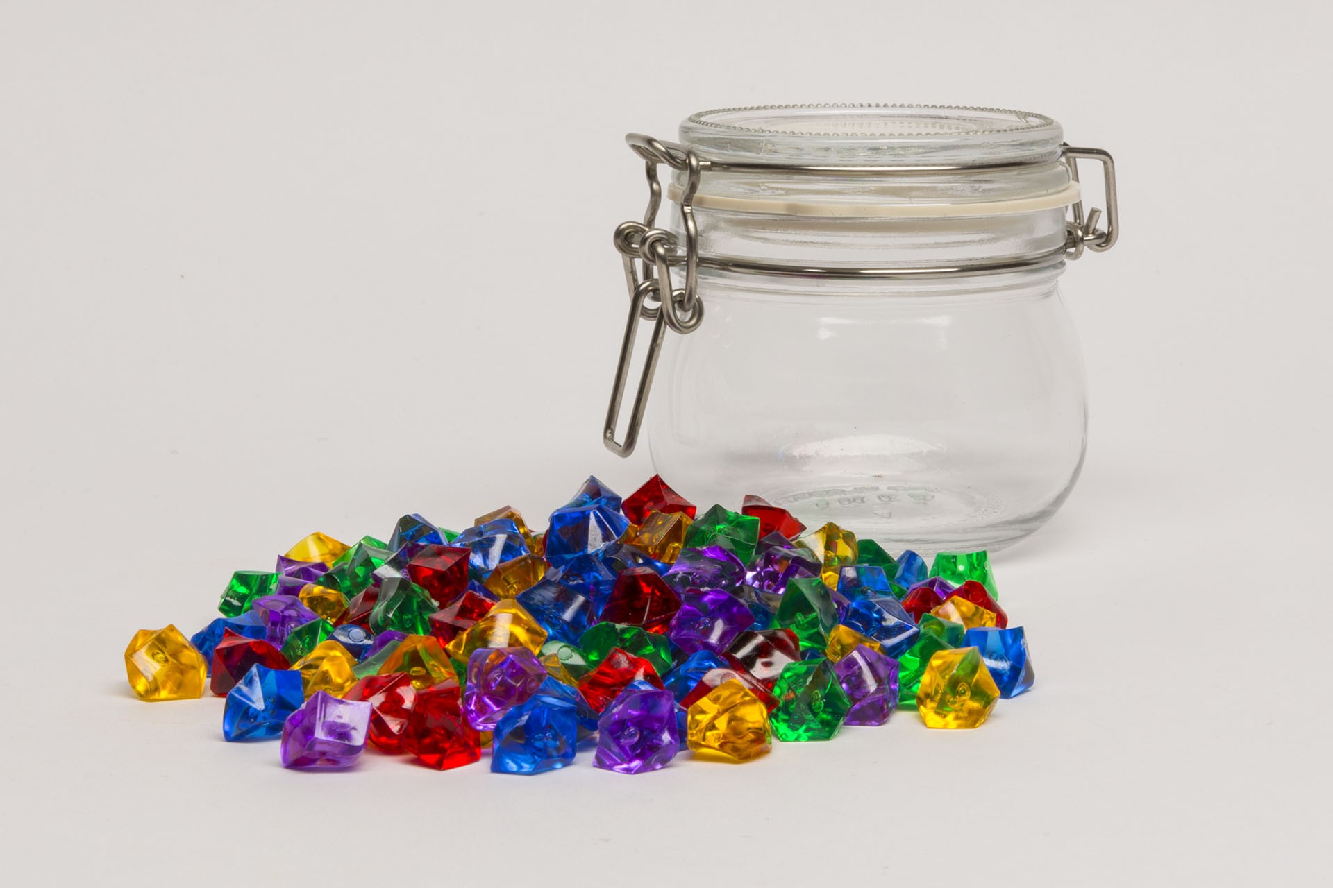 Bonbon glass - with crystal gems