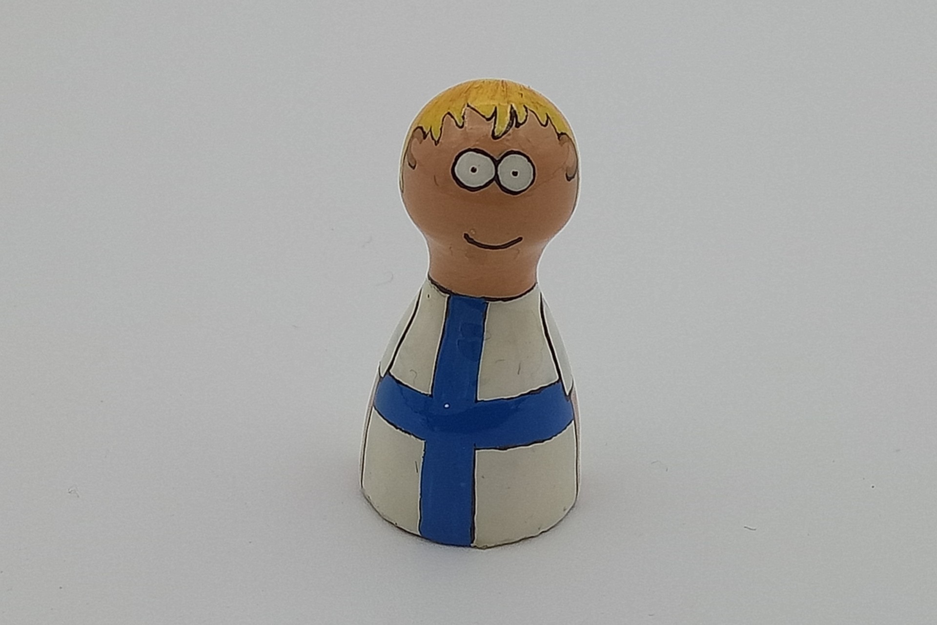 Handpainted pawns - Finn