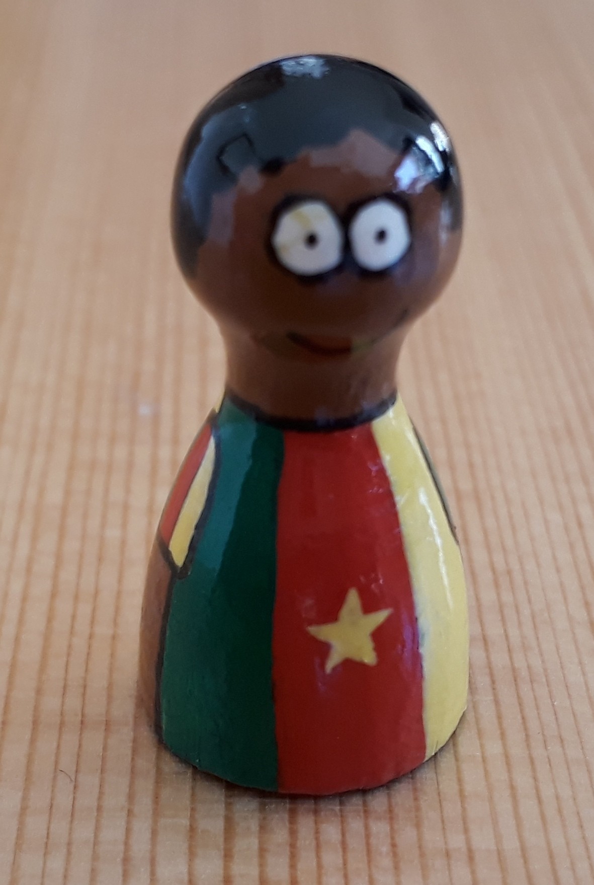Handpainted pawns - Kamerun