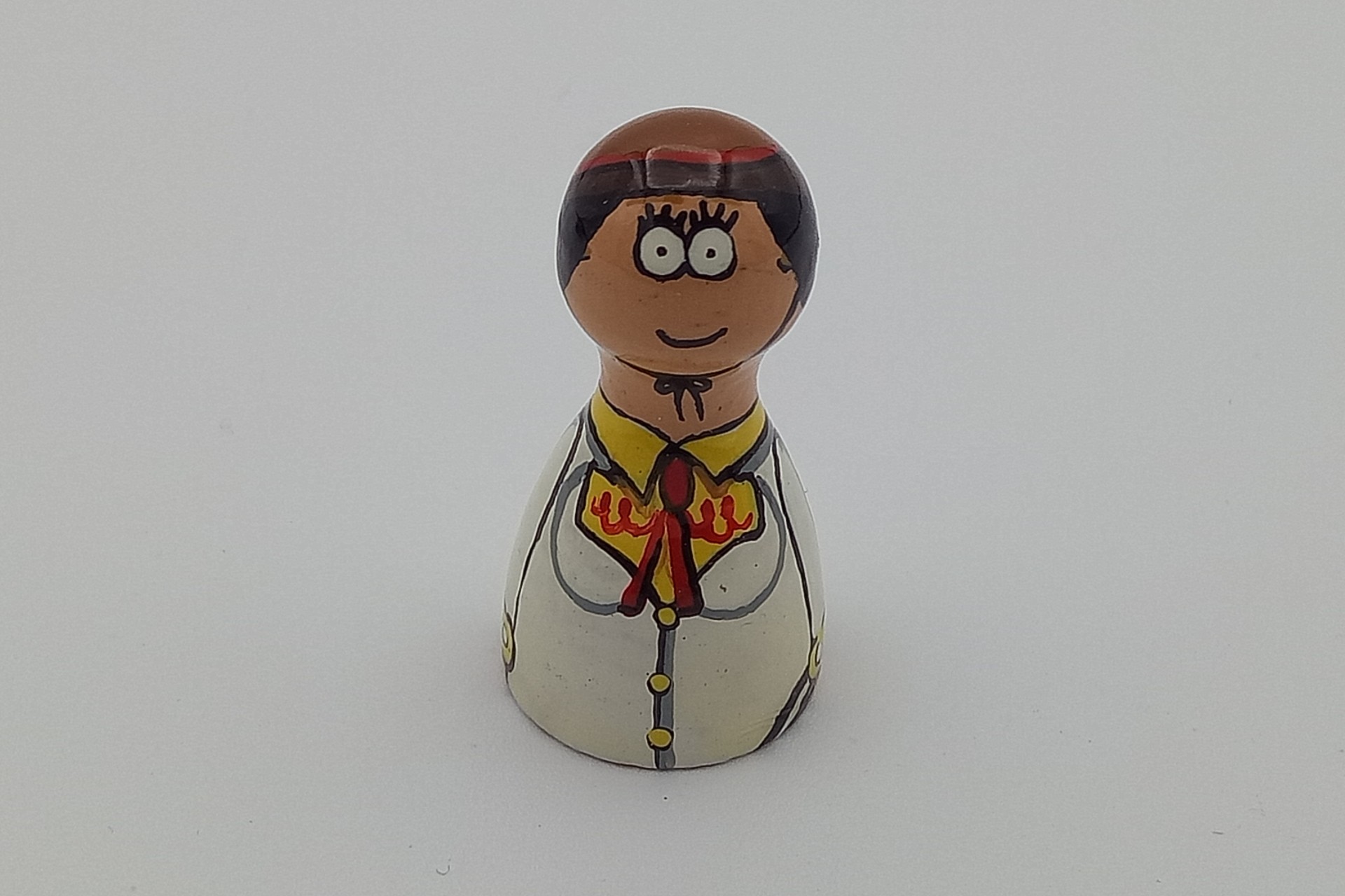 Handpainted pawns - cowgirl