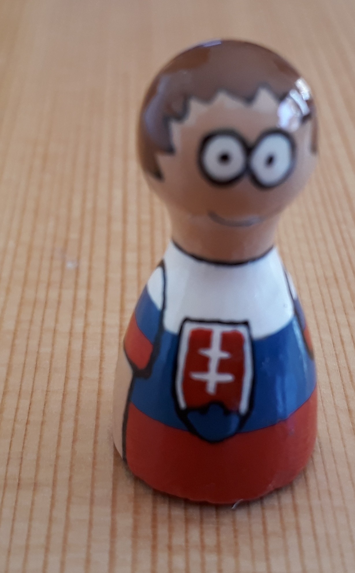 Handpainted pawns - Slowakian