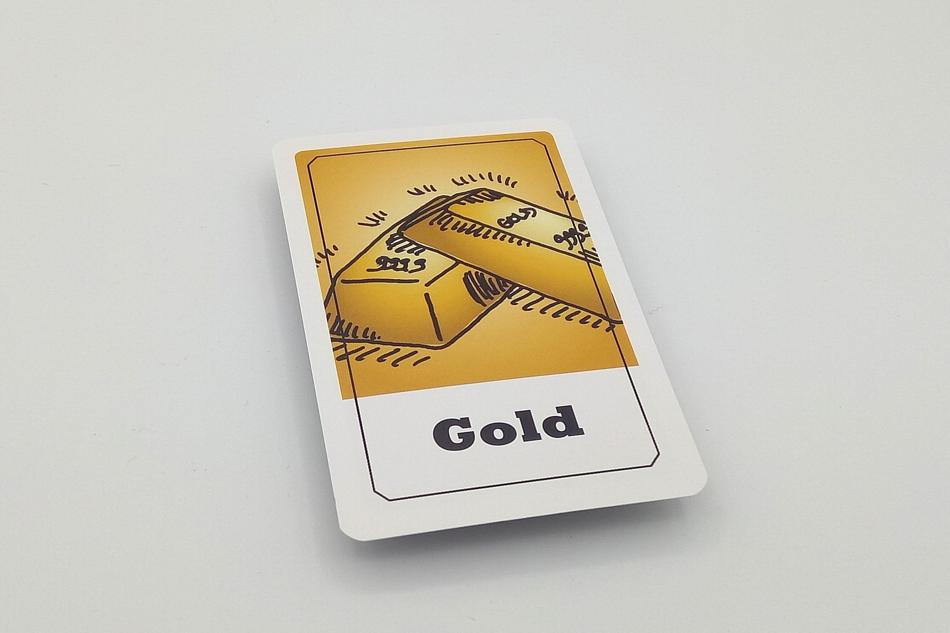 Ressources playing cards - Gold