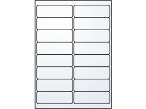 Clear polyester labels