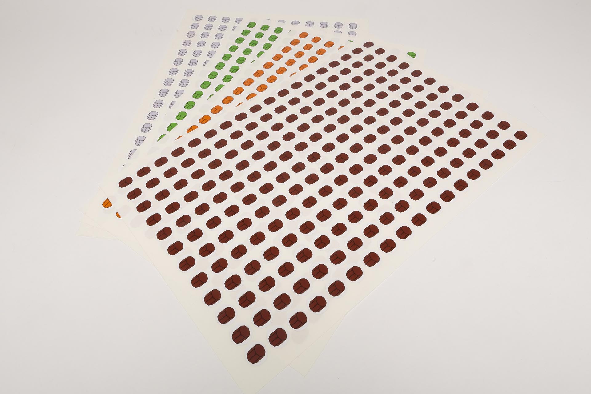 Label octogon 15 mm