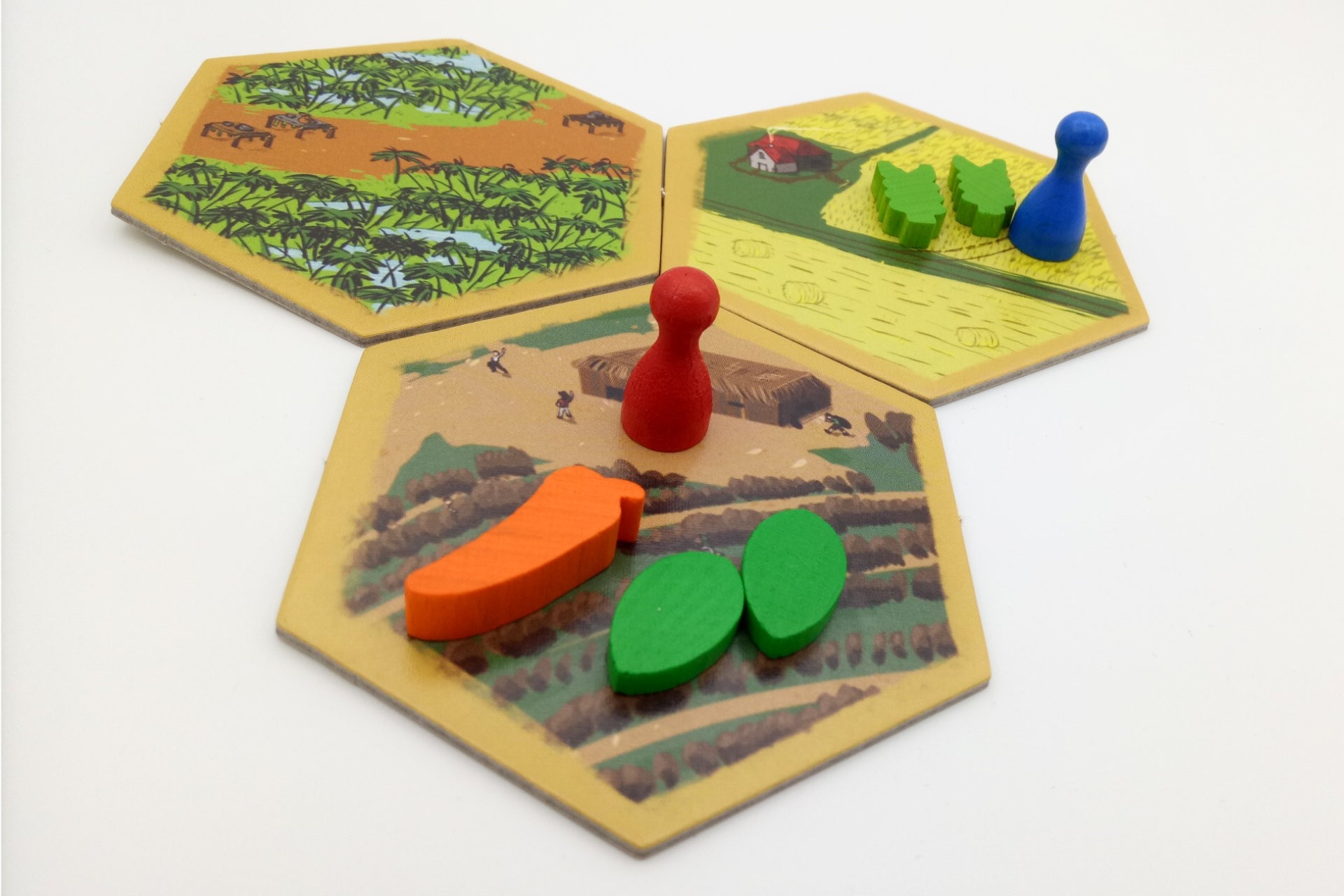 landscape counters hexagonal